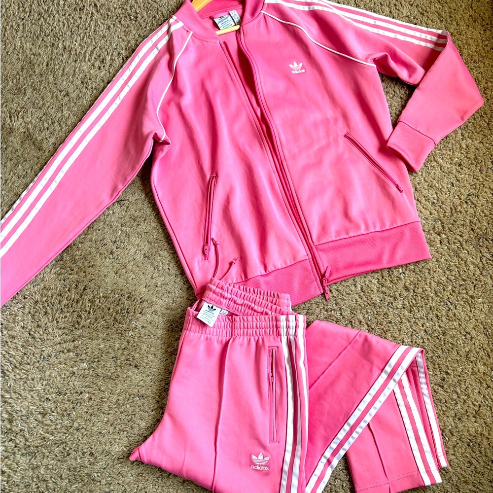 Adidas Pink Track Suit